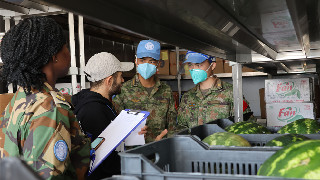 Chinese peacekeepers to Lebanon pass UN food inspection with high standards