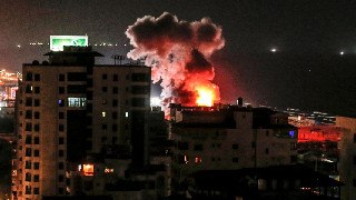 Israel strikes Gaza in response to rocket firing